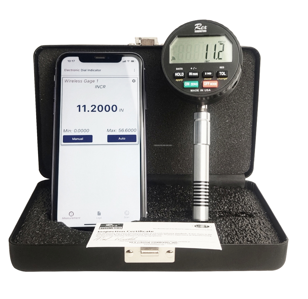 便携式数显邵氏硬度计 无线传输版